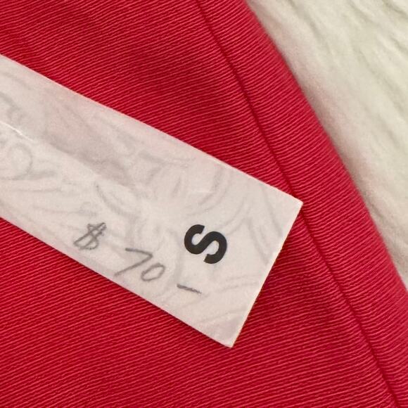 Maria Bianca Nero Red Mini Leather Pencil Skirt Small NWT - Picture 5 of 11